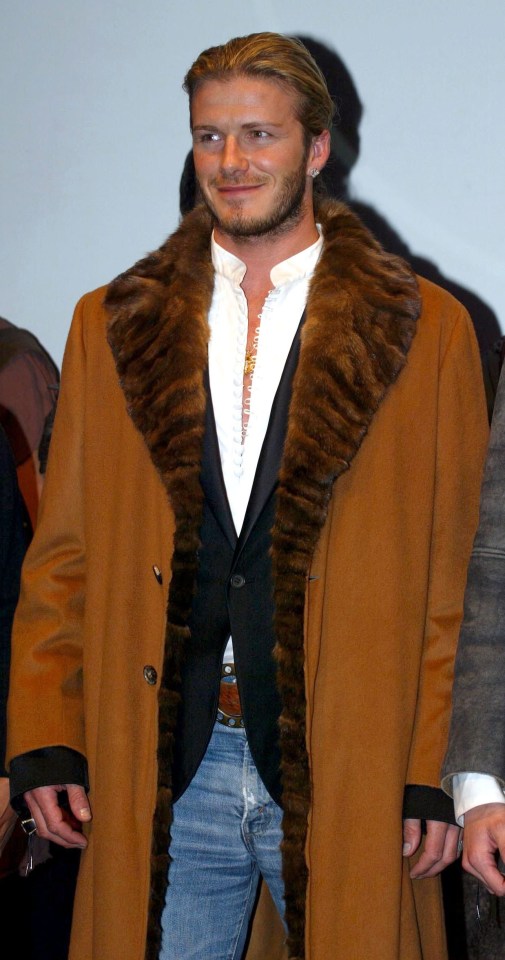 David at the launch of the Pepsi commercial in 2004