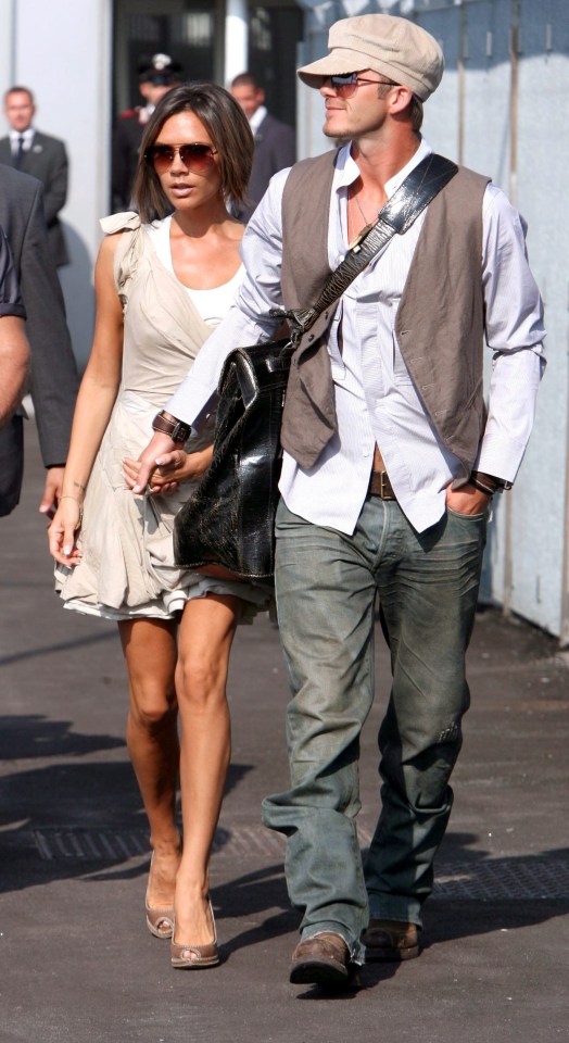 David and Victoria pictured in Venice in 2006