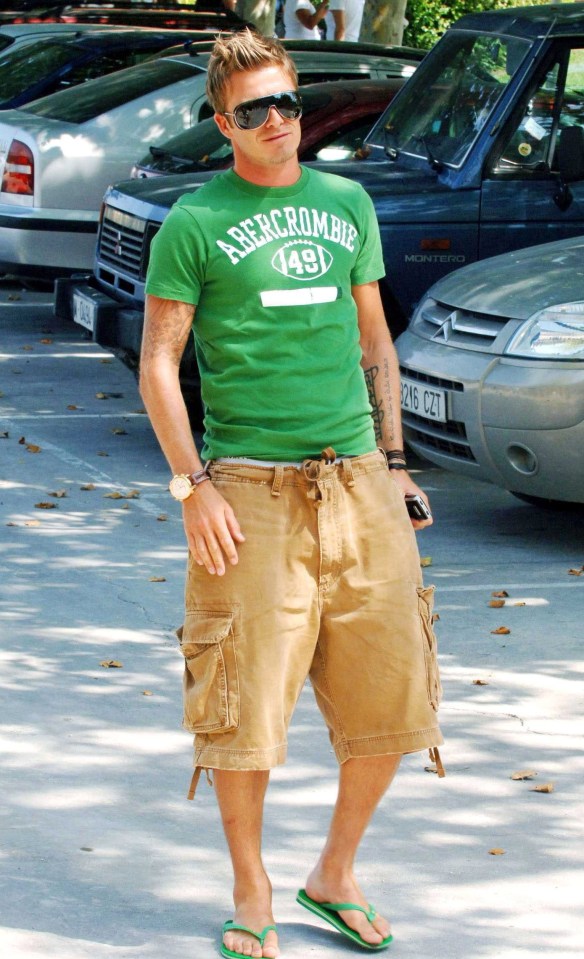 David was spotted wearing this outfit in Madrid, Spain in 2006