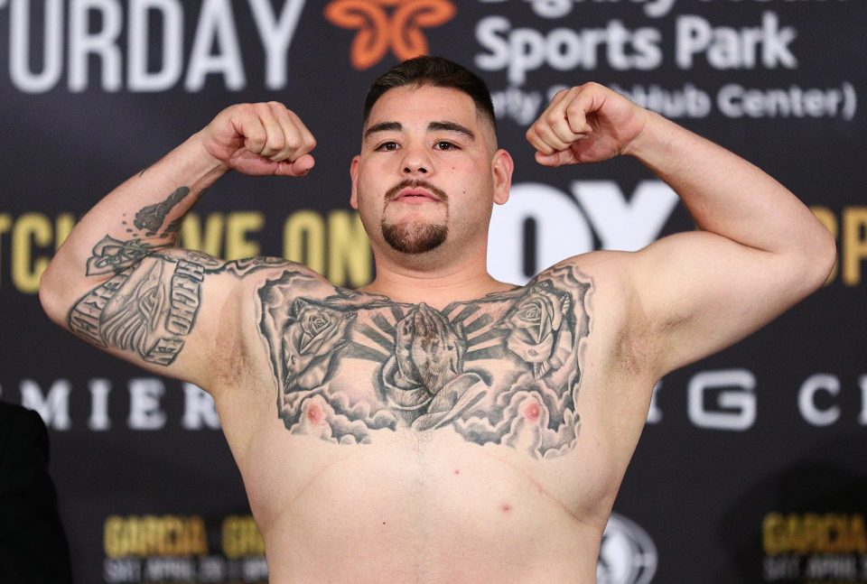  Andy Ruiz Jr has been described as a 'fat slob' in the US