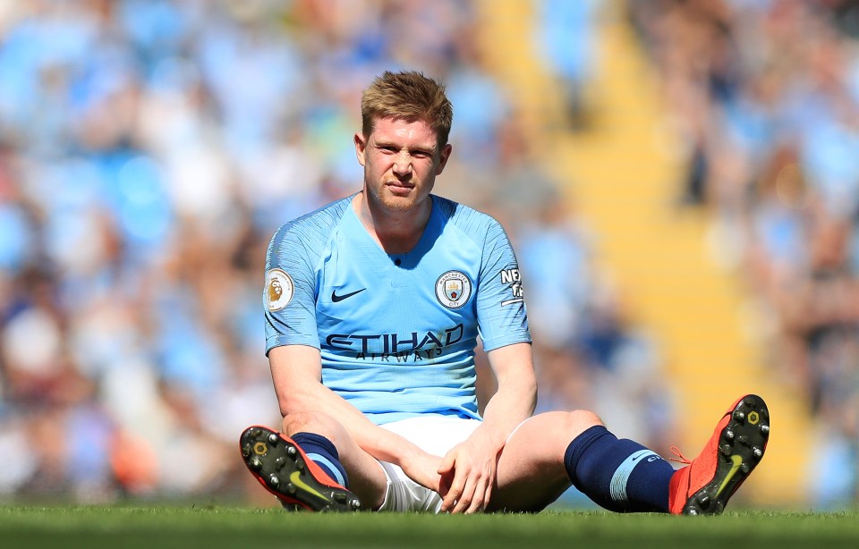  KDB has spent long periods of the season on the sidelines