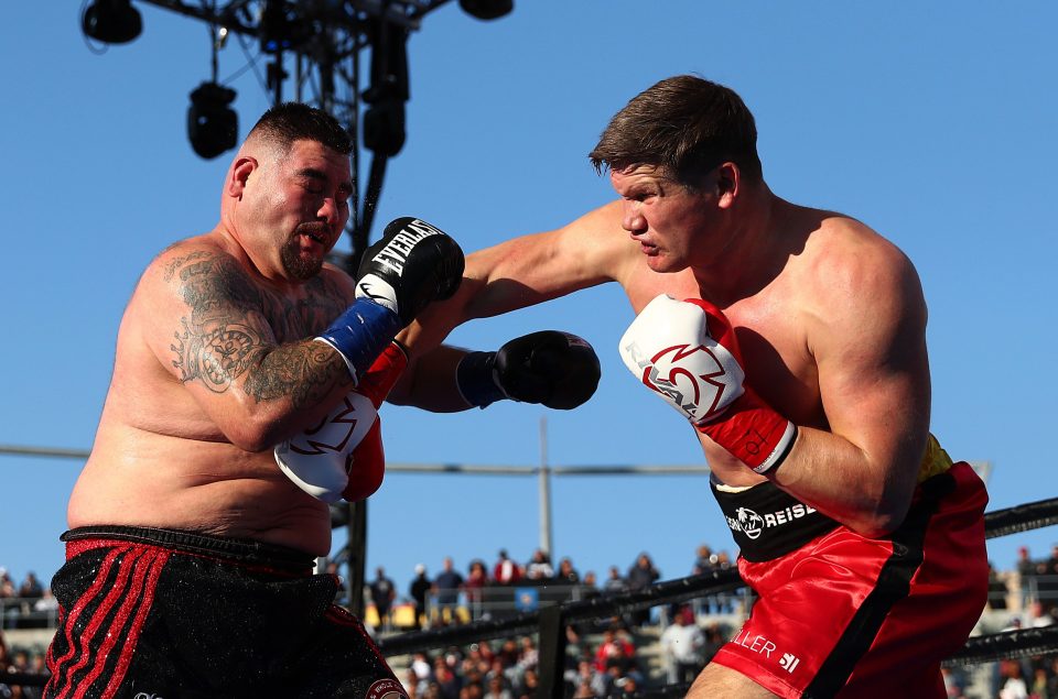  Ruiz weighed in at 18st 7lb for his April bout against Alexander Dimitrenko