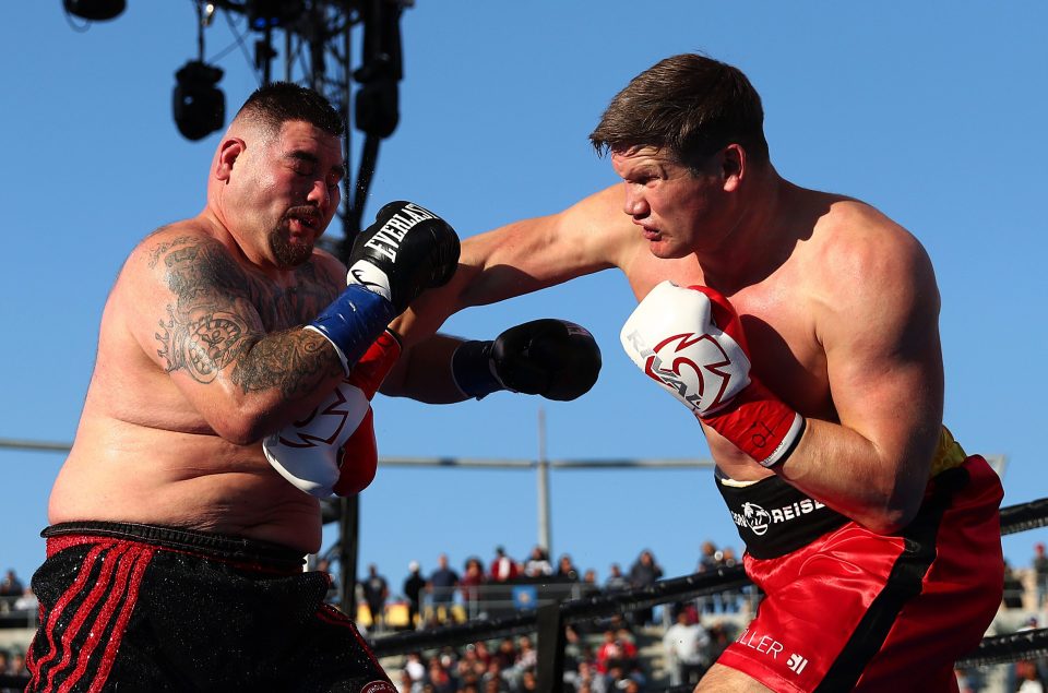  Ruiz Jr, left, looking less than ripped in his last fight on April 20