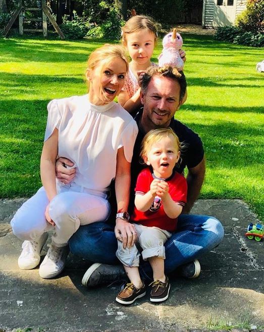  Geri spent Easter with her family for some much needed relaxation