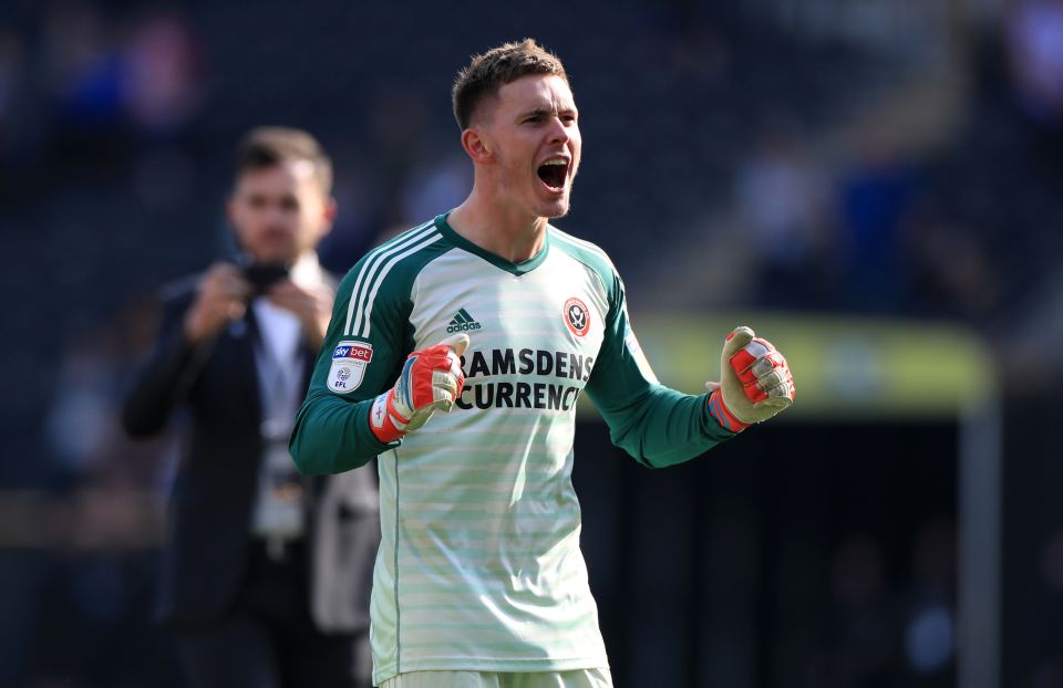  Dean Henderson has enjoyed an impressive season for Sheffield United