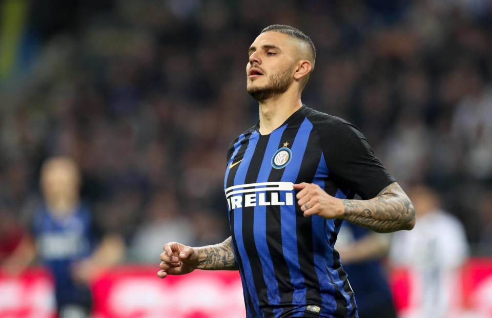  Inter Milan striker Mauro Icardi could be on his way out of the San Siro in the summer