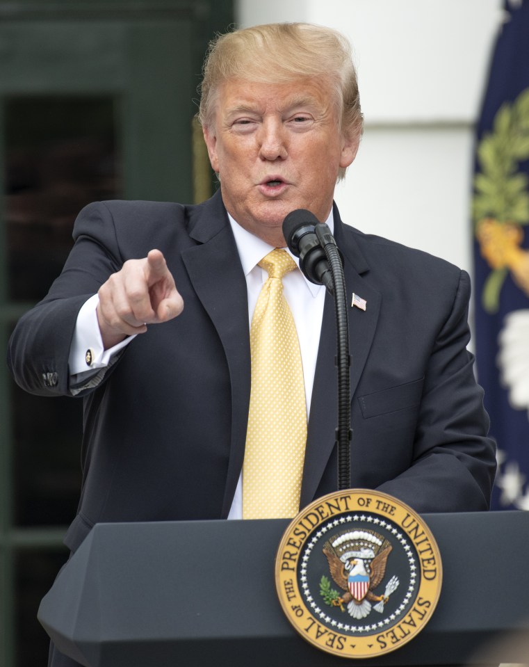  Trump slammed Democrats after they called for the resignation of the Attorney General William Barr