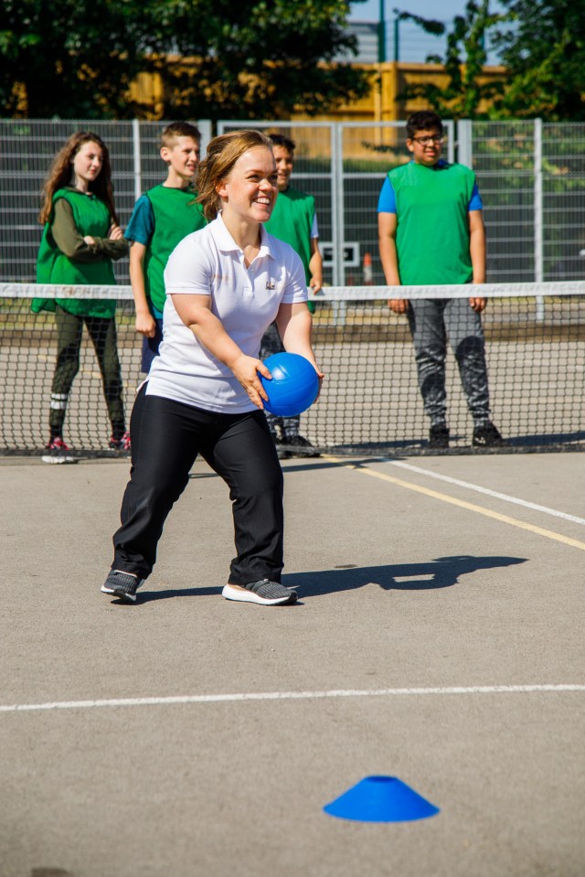  British Paralympian swimmer Elle Simmonds is an ambassador for the Sainsbury's Active Kids Club