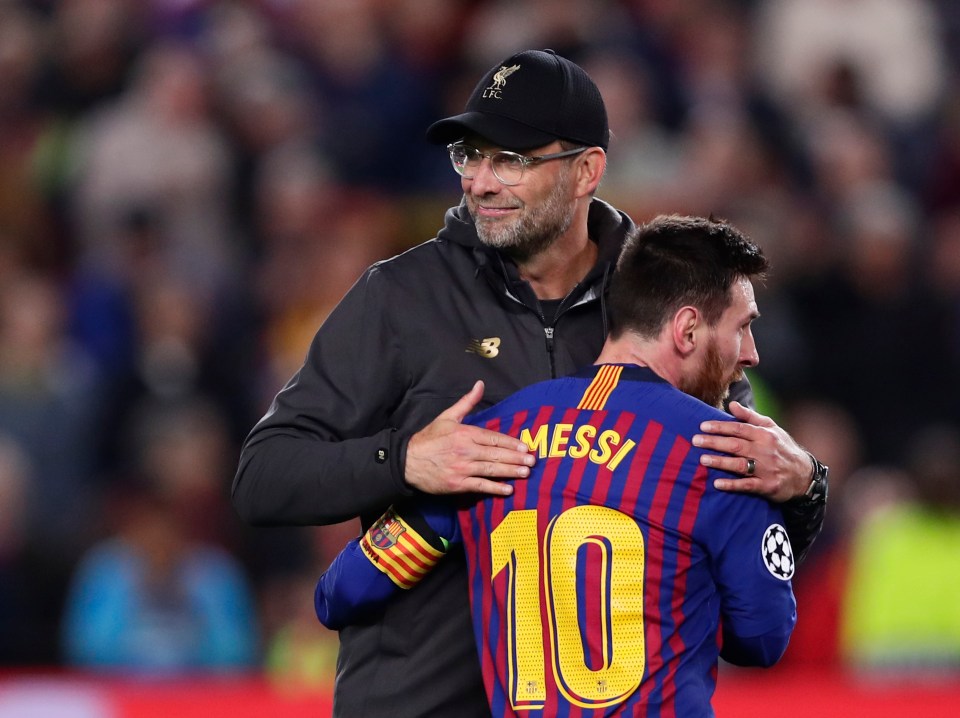  Liverpool boss Jurgen Klopp said the Barcelona star is 'unstoppable'