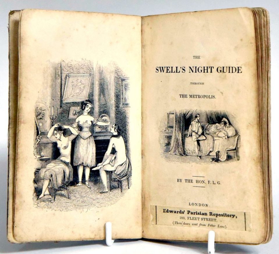  This lewd guide to London's brothels from 1841 has sold for a whopping £4,000 at auction