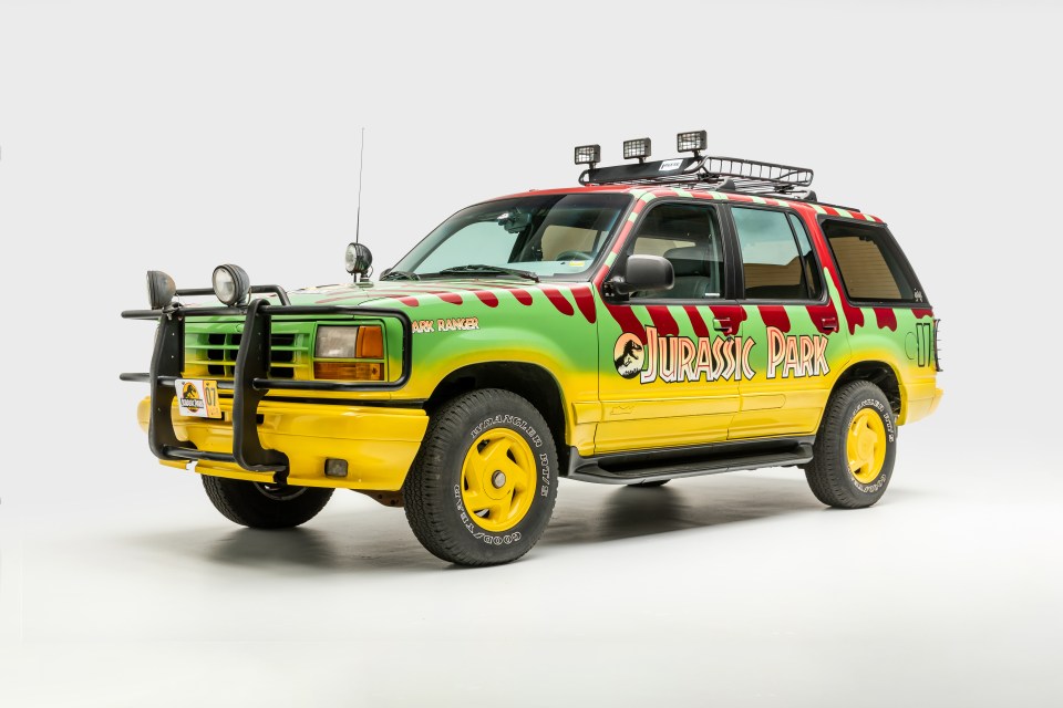  A filming replica of the touring vehicle used in Jurassic Park in 1993