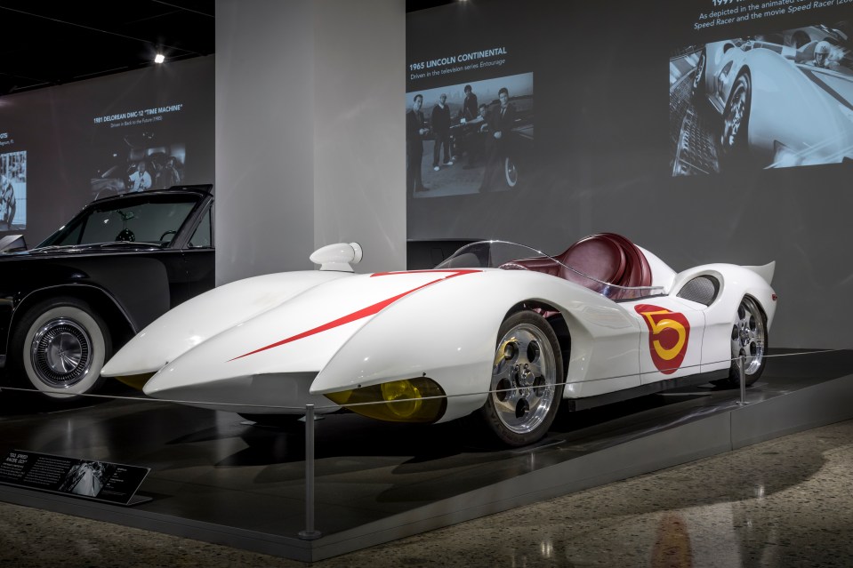  The streamlined motor first featured in the animated Speed Racer series (1967-68) before appearing in the film Speed Racer in 2008