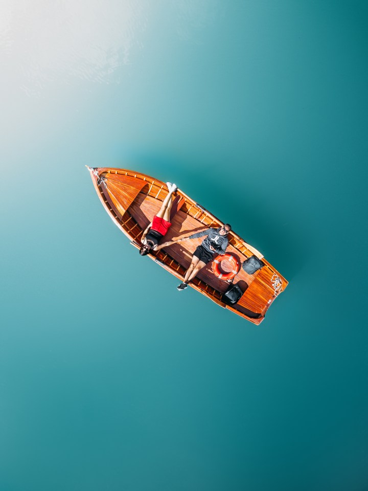  Summer dreaming is captured in this drone shot of Lago di Braies, Italy