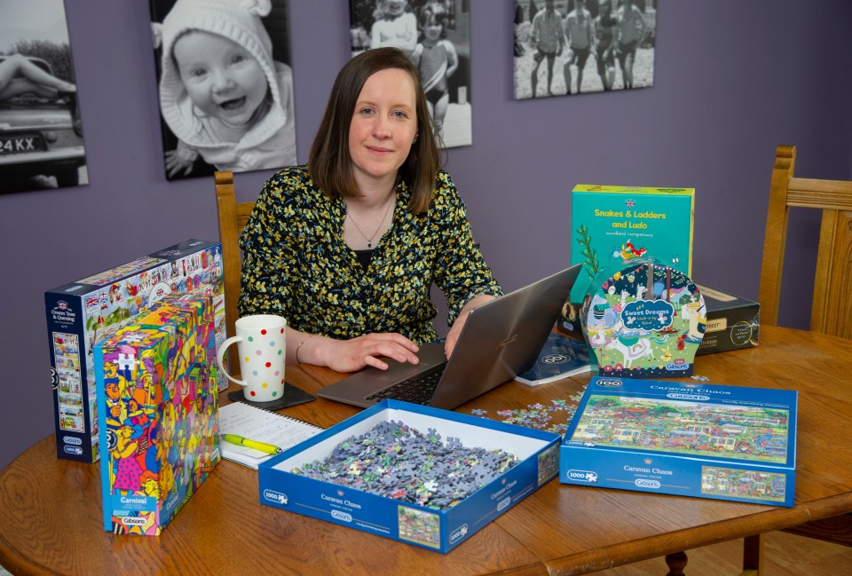  Amanda Chaplin, Gibsons’ head of business development, works three days a week – with one day at home in Leamington Spa, Warks