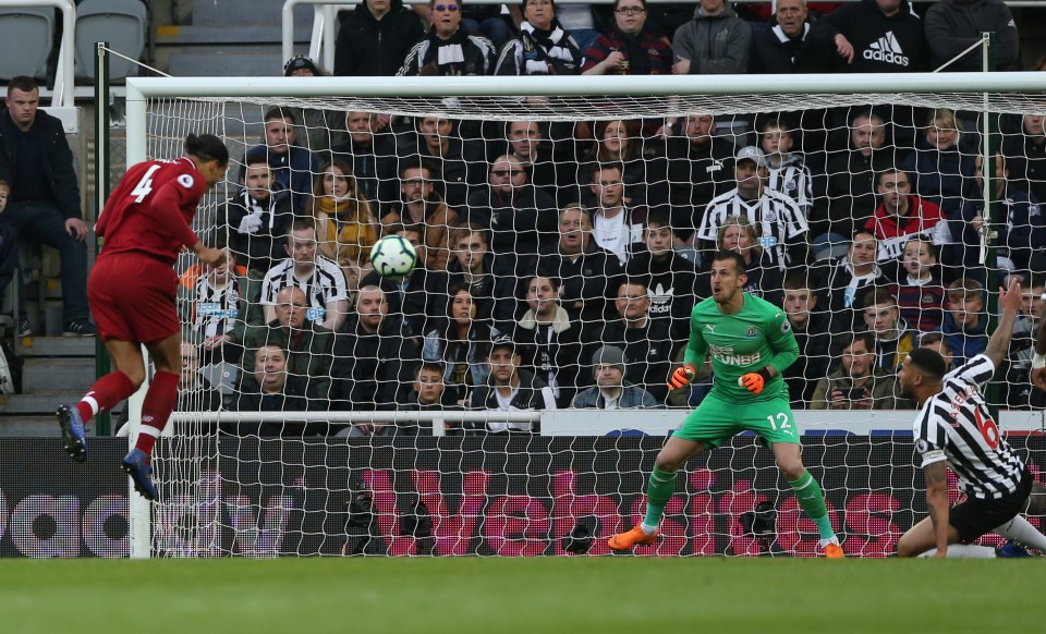  Virgil van Dijk had earlier opened the scoring with a free header from a corner