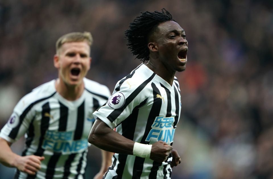  Christian Atsu got Newcastle level