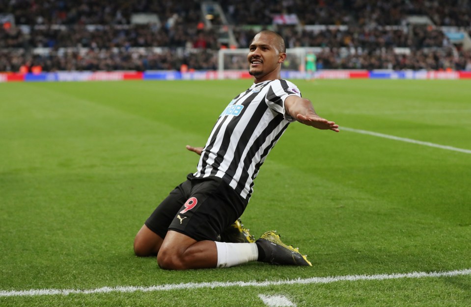  Salomon Rondon levelled it again for Newcastle