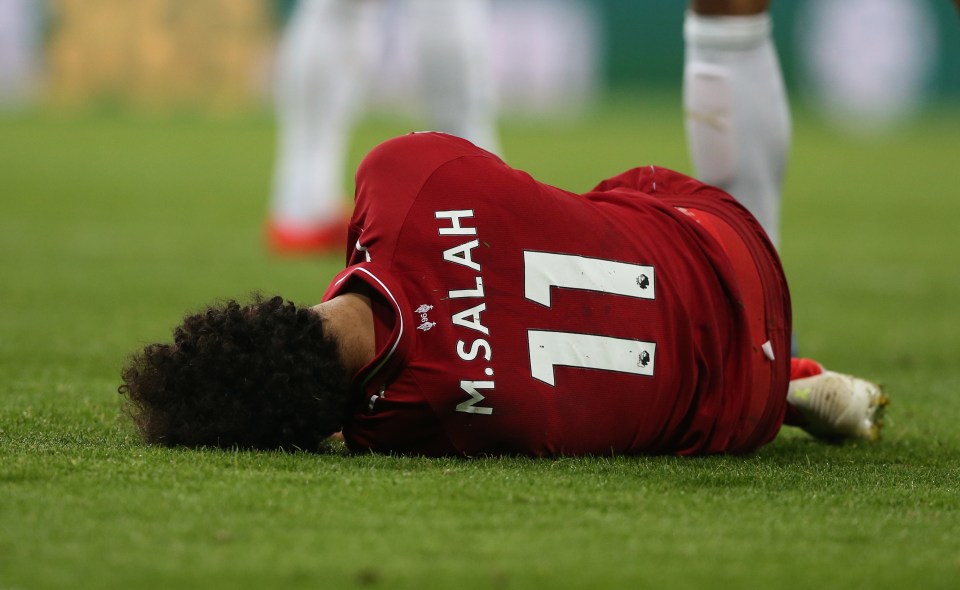  Salah could shake off the effects of his concussion last weekend