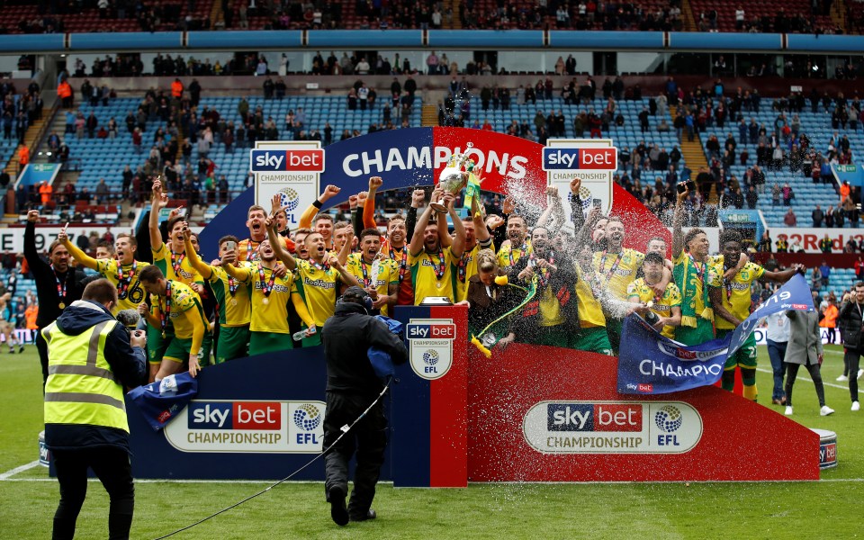  Norwich City have won the Championship title