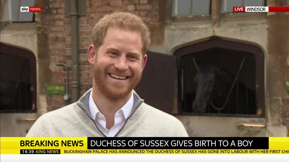  Prince Harry announced the news at Windsor stables