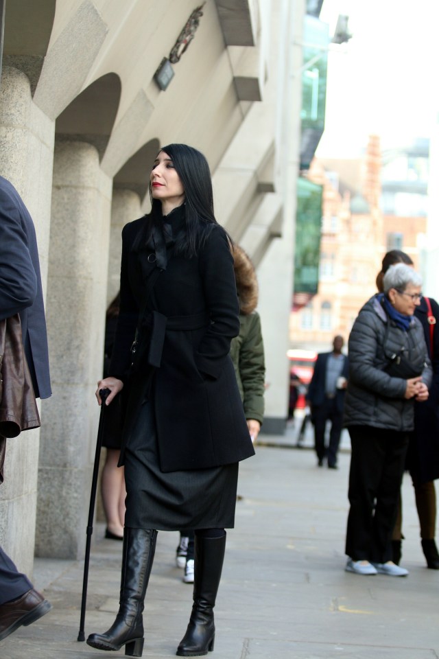  Christine Delcros, arriving at the Old Bailey, who was injured in the London Bridge terror attack and lost her partner