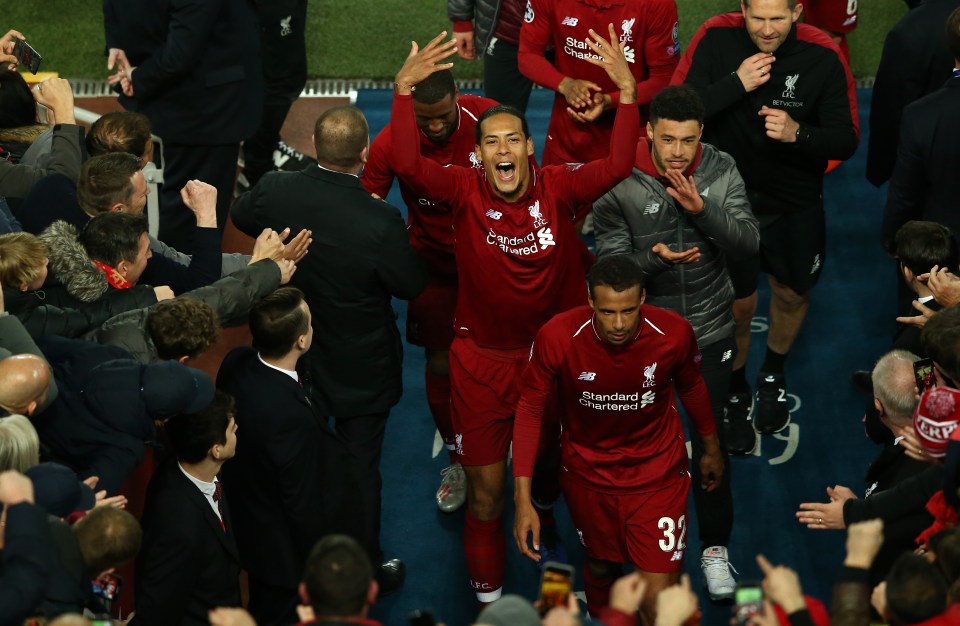  Van Dijk was immense as Liverpool kept a clean sheet to reach the final in Madrid