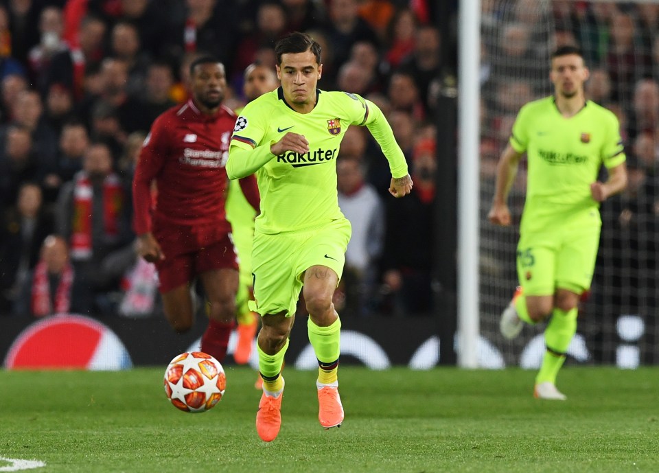  Philippe Coutinho has struggled to impress at Barcelona