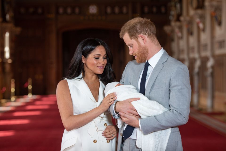  Prince Harry said their son was changing every day