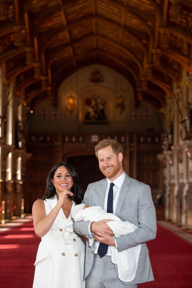  Meghan and Harry seemed delighted to reveal their son to the nation