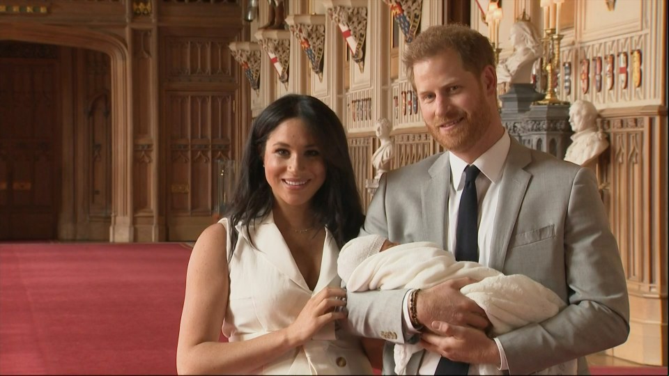  The couple appeared tired but ecstatic as they discussed parenthood