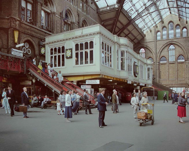  Liverpool Street Station, 1987 - The station dubbed the 'Dark Cathedral' was improved to a lighter, more modern-looking space after a new roof was fitted in the late 1980s