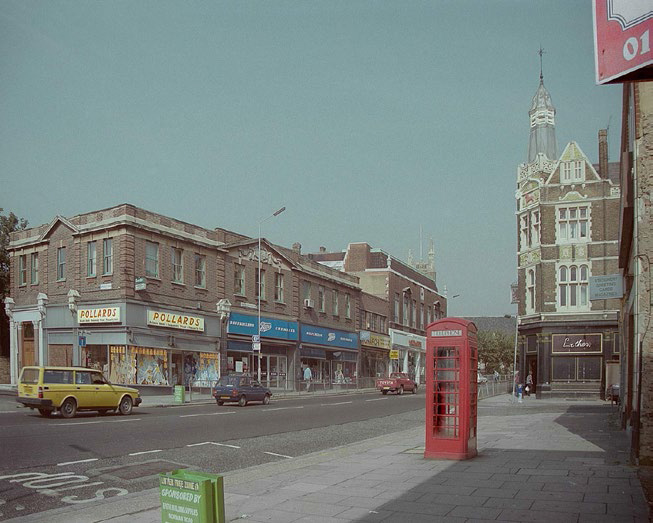  High Road Leytonstone, 1987 - None of the trees which now line the road were there in the late 80s