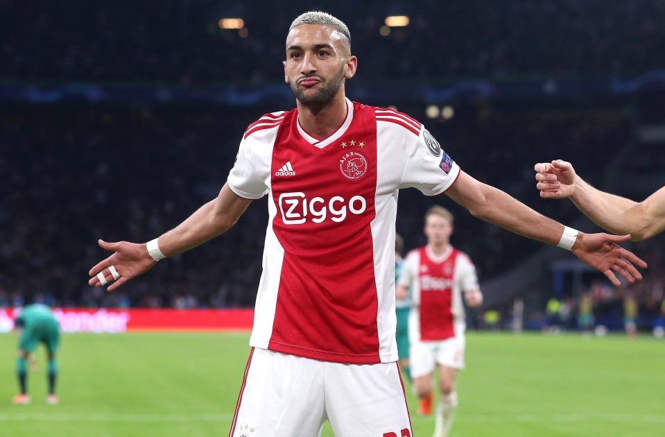  Ajax star Hakim Ziyech is set to leave the Dutch club in the summer