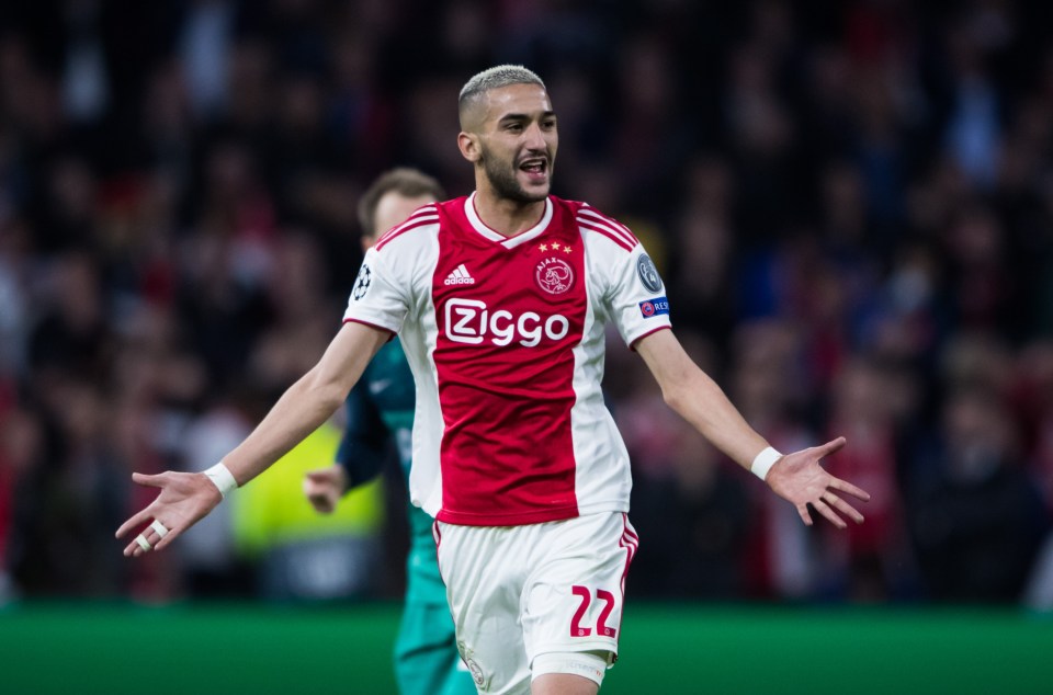  Man Utd and Bayern Munich are set to battle for Hakim Ziyech's signature