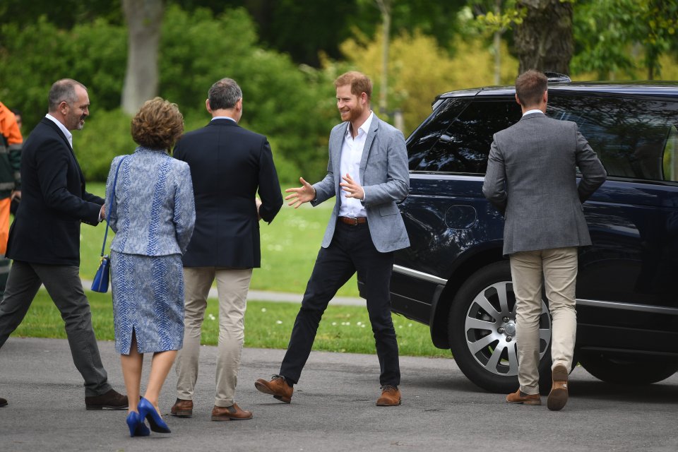  Prince Harry today arrived at the Hague to launch the Invictus Games countdown