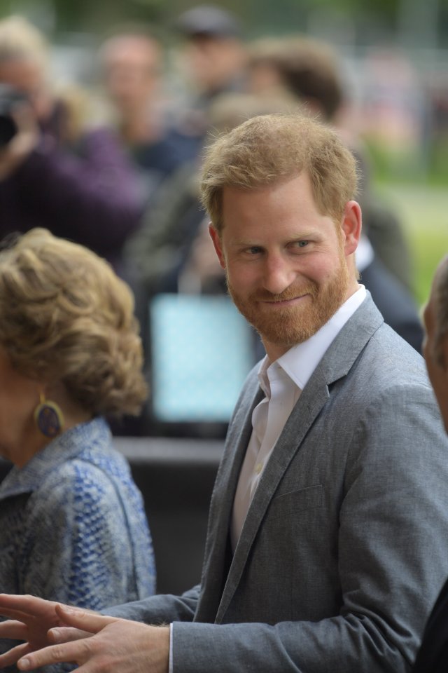  The Duke of Sussex was greeted by cheering fans