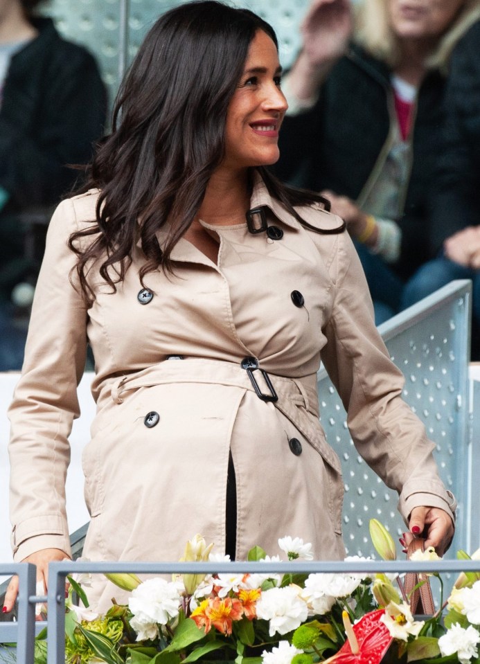 Similarly to the Duchess of Sussex, Begona is a big fan of a flattering trench coat