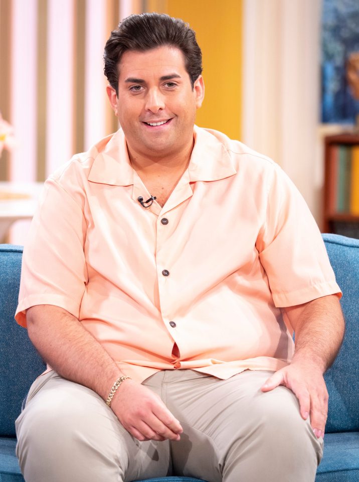  James Argent has opened up about his eating disorder after being told to lose ten stone