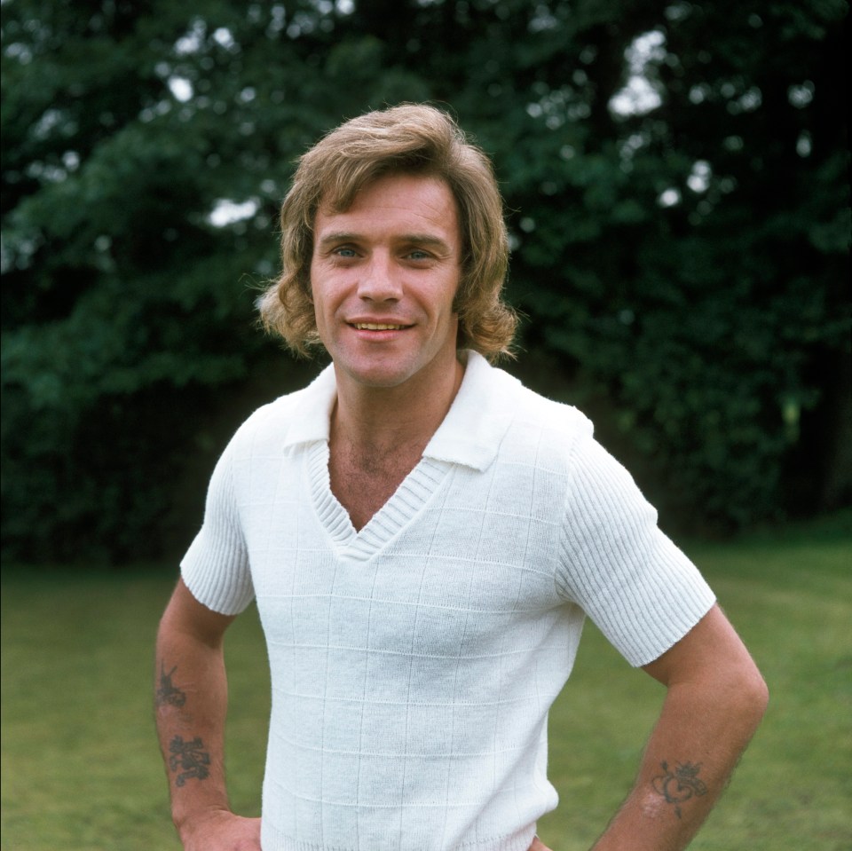 The Liverpool-born funnyman at home in his garden at the height of his fame