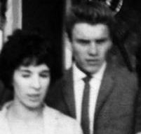  Starr and his first wife Betty in 1961 after their wedding