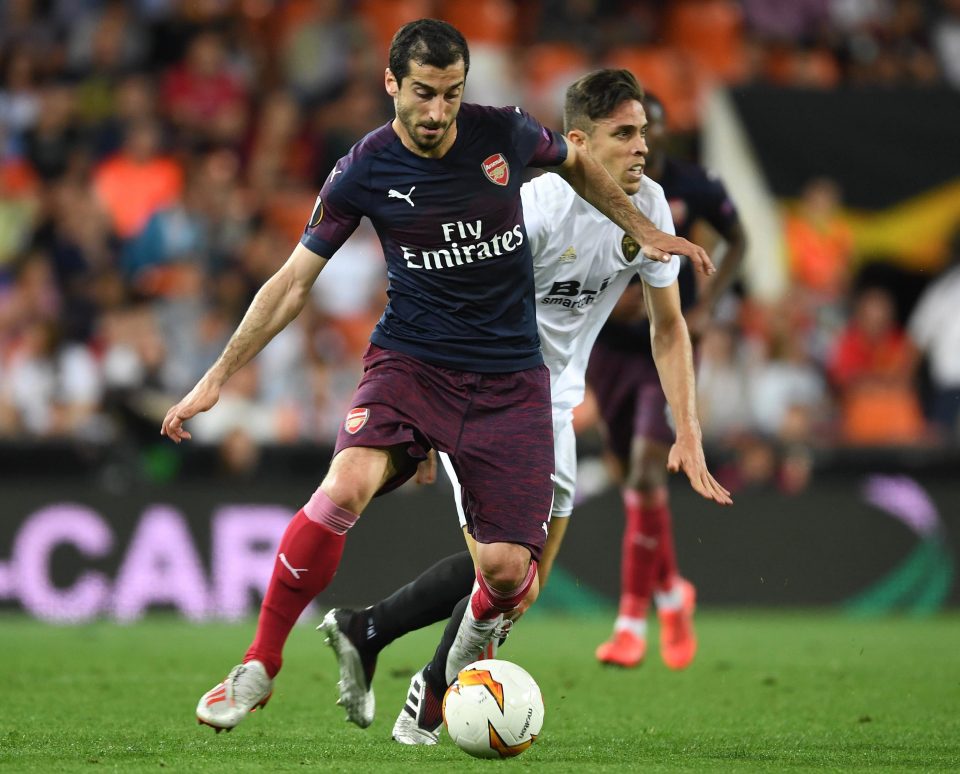  Henrikh Mkhitaryan could miss the Europa League final because of a feud between Armenia and host country Azerbaijan