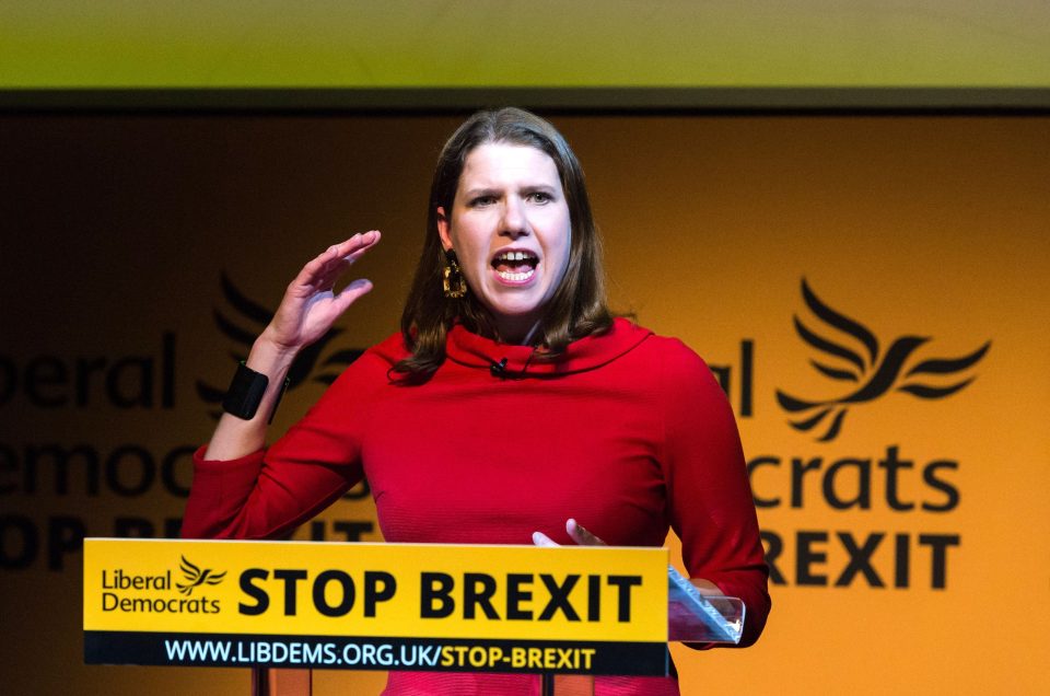  Jo Swinson had said a vote for the Lib Dems is a vote to stop Brexit