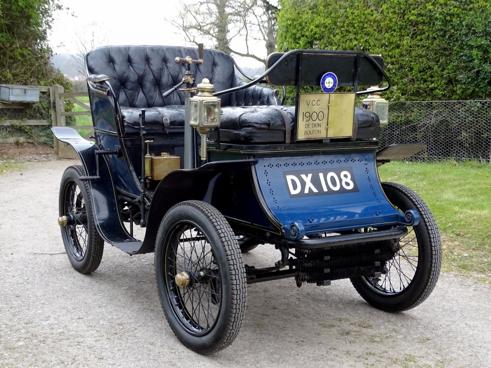  More than a century old, the car is still in working order