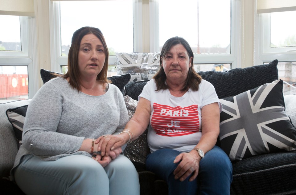  His sister Donna, left, and mum Margaret, right, are still desperately searching for answers