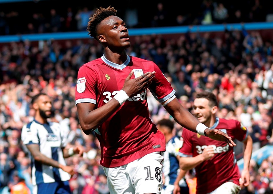  Tammy Abraham is a mix of pace and power and has bagged 26 goals for Aston Villa this season