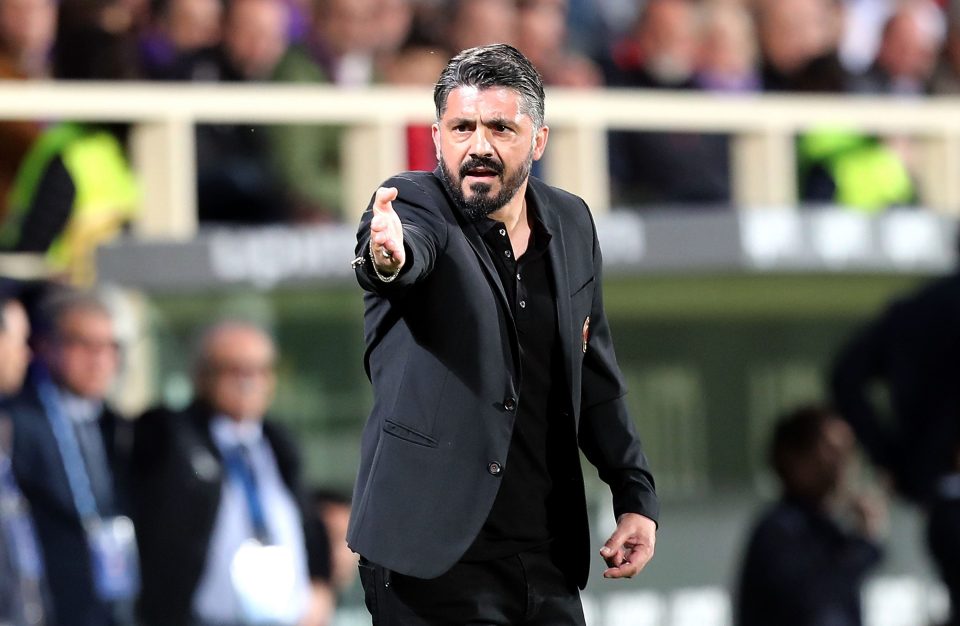  Gennaro Gattuso's AC Milan will look to finish in the top this season and return to the Champions League