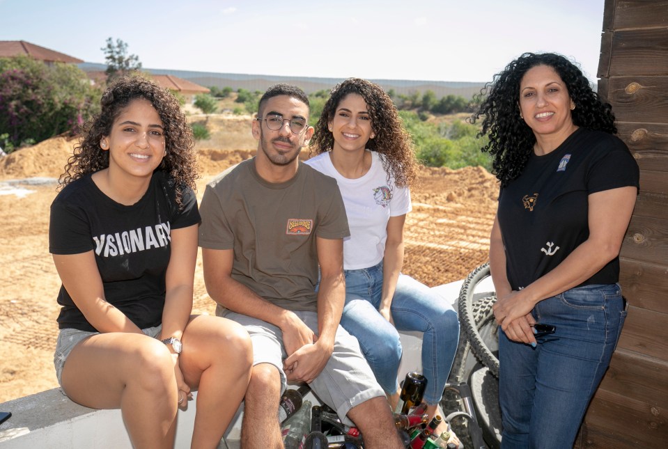  Nava Afenjar and her family live in the town of Netiv Haasara in the shadow of the border wall