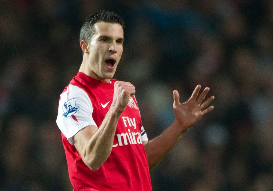  RVP rose to prominence at Arsenal where he won an FA Cup and Community Shield