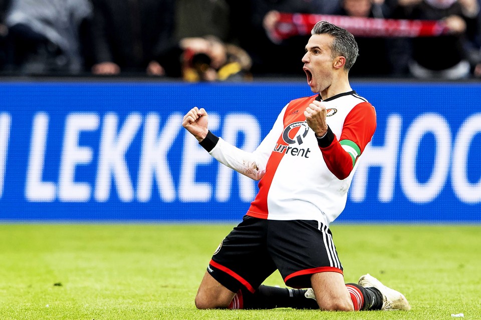  Robin van Persie has retired aged 35 after playing his final game for Feyenoord