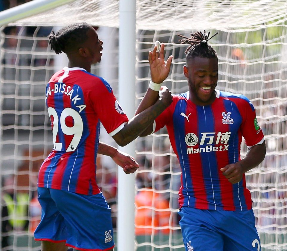  Michy Batshuayi netted a double for Crystal Palace